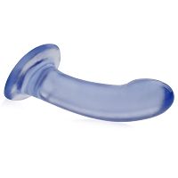 Żelowy zakrzywiony penis dildo 15 cm - 74483710 - 2