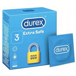 Durex Extra Safe grubsze wzmocnione prezerwatywy 3 szt - 70523775