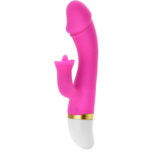 Wibrator g-spot ze zwinnym języczkiem do łechtaczki - 70676791