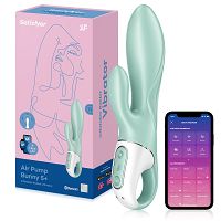 Satisfyer Air Pump Bunny 5 pompowany wibrator z wypustką do łechtaczki - 77029607 - 4