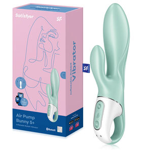 Satisfyer Air Pump Bunny pompowany wibrator z wypustką do łechtaczki - 77029607