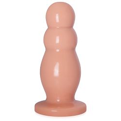 Gruby żelowy korek analny cieliste dildo max 6 cm średnicy - 72587178