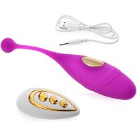 Wodoodporne jajko waginalno-analne sterowane pilotem - 10 sex funkcji - 76904057 - 2