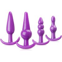 4 korki analne różne rozmiary i kształty sex komplet – 78078683 - 3