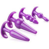 4 korki analne różne rozmiary i kształty sex komplet – 78078683 - 2