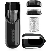 Posuwisto-obrotowy masturbator 400 ruchów/minutę z funkcją dźwięku - 50 opcji pieszczot - 77626811 - 4