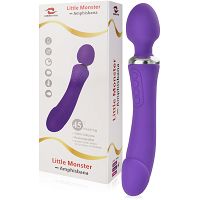 Dwustronny wibrator podgrzewany 45stc gorący masturbator – 75653249 - 8