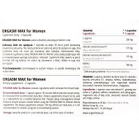 Orgasm max for women - tabletki na libido - 2 kapsułki - 75904889 - 2
