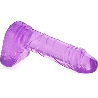 Dildo analne żelowy penis z jądrami anal plug sex korek - 77814128 - 2