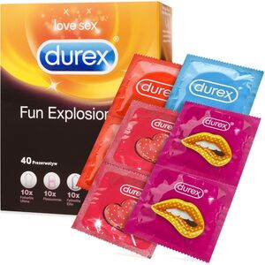 Durex fun explosion mix - zestaw 40 szt. Prezerwatyw na każdą okazję - 70526264