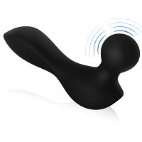 Czarny mini masażer dla kobiet wand 10 opcji wibracji - 77885483 - 3