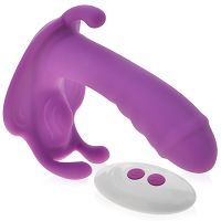 Wibrator samonośny do pochwy i łechtaczki + pilot 10 funkcji 72813525 - 2