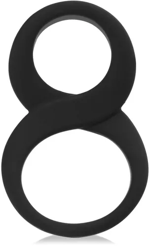 Bardzo duży podwójny pierścień na penisa i jądra ring erekcyjny - 55631769
