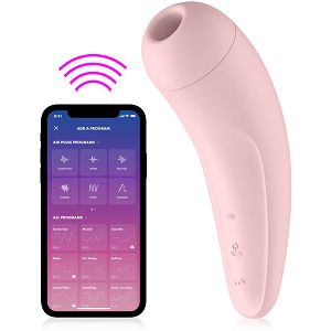 Satisfyer curvy 2+ - ssąco-wibrujący masażer łechtaczki sterowany aplikacją - 73388995