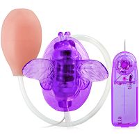 Ssąco wibrujący motylek do łechtaczki, waginy i piersi - 75782266 - 2