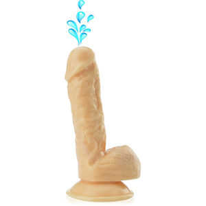 REALISTYCZNY PENIS NA PRZYSSAWCE, DILDO Z WYTRYSKIEM - 76955675