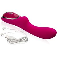 Zmysłowy silikonowy wibrator – piękno i pożądanie - dge n058 - 3