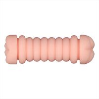 Dwustronna realistyczna sztuczna pochwa w tubie anus + wagina - 75301498 - 2