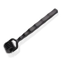 Czarne kolczaste kółko wałeczek drażniący do BDSM - 72562528 - 2