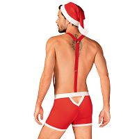 Obsessive Seksowny Mikołaj Komplet Męski Mr Claus - 78367334 - 3