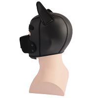 Skórzana maska psa do sesji BDSM i odgrywania scen - 71167820 - 2