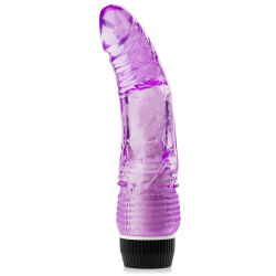 Wygięty miękki wibrator żelowy penetrator - 73872035