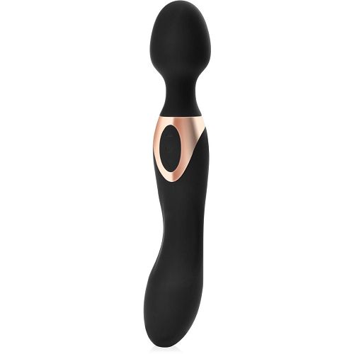 Dwustronny masażer całego ciała wielofunkcyjny wibrator z dwoma silnikami - 79534717