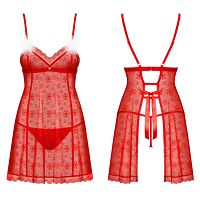 Obsessive Claussica babydoll świąteczna bielizna erotyczna - 78896848 - 6