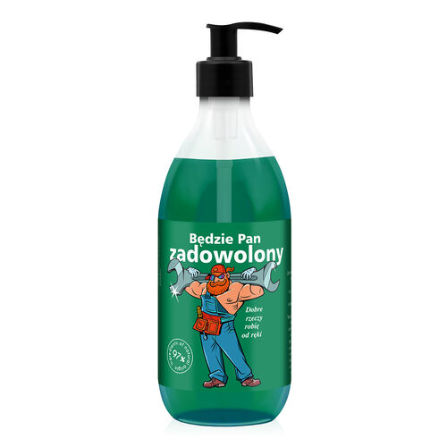 Wegański żel pod prysznic dla mężczyzn BĘDZIE PAN ZADOWOLONY 500 ml - 76864049