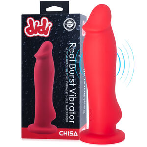 Realistyczny giętki wibrator z wypustką 9 funkcji 18 cm - 78328195