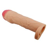 Cielista realistyczna nakładka powiększająca penisa + 5 cm - 73833366 - 4