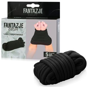 Wytrzymała lina do krępowania BDSM 100% bawełna 5m - 77077818