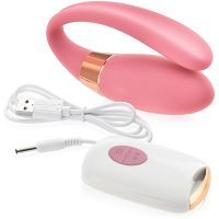 Intensywny masażer dla par, wibrujące jajeczko stymulujące dla niej i dla niego - 75131003 - 2