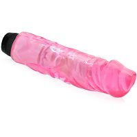 Gruby żelowy wibrator, penis mocno wypełniający pochwę, sex zabawka do masturbacji - 79465554 - 2