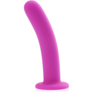 Silikonowe dildo smukła prosta pałka z przyssawką – 78905926