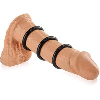 Silikonowy pierścień na penisa erekcyjna obręcz z wypustkami – 74693597 - 2