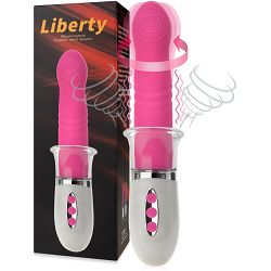 Ssący wibrator rotacyjny z wypustkami - 6 funkcji wibracji + 5 funkcji ssania - 72322499