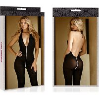 Efektowny kombinezon bodystocking z wyzywającym zapięciem - 72448765 - 3