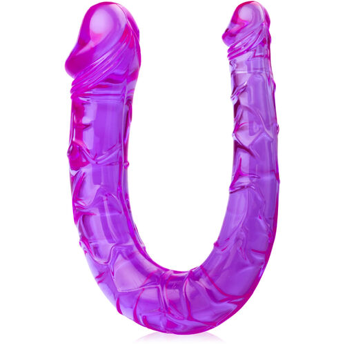 Penis dwustronny dildo lesbijskie do analu i waginy - 76890544