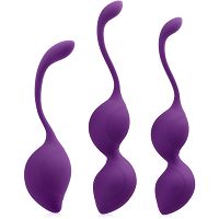 Wibrujące kulki gejszy - mocne mięśnie kegla - smukły kształt, progresywny trening cipki - 70038457 - 4