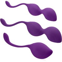 Wibrujące kulki gejszy - mocne mięśnie kegla - smukły kształt, progresywny trening cipki - 70038457 - 3