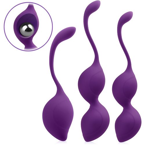 Wibrujące kulki gejszy - mocne mięśnie kegla - smukły kształt, progresywny trening cipki - 70038457