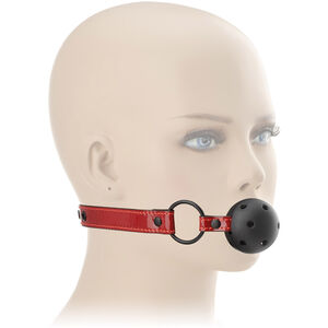 REGULOWANY KNEBEL Z KULKĄ DO BUZI GADŻET BDSM - 75418800