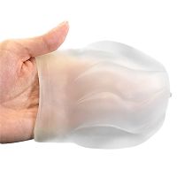 Elastyczny żelowy masturbator z falami dla mężczyzn 13 cm - 74709762 - 4