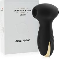 Nowoczesny masturbator, masażer łechtaczkowy z funkcją ssania - 77895145 - 5