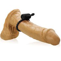 Kulkowy pierścień na penisa wibracje wypustki masaż - 76271157 - 3