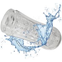 Dyskretny masturbator żelowy z wypustkami miękka galaretka w tubie - 70059904 - 8