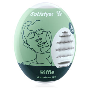 Satisfyer Riffle Egg żelowe jajko  masturbator dla mężczyzn - 77110207