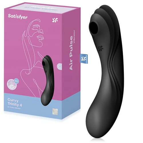 Satisfyer Curvy Trinity wibrator dla kobiet z powietrznym stymulatorem - 75637666