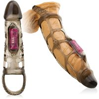 Wibrująca siateczkowa nakładka na penisa – niezapomniane doznania – 88080848 - 3